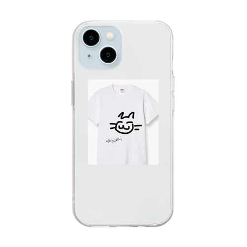 MIZUKI落書き猫  Soft Clear Smartphone Case