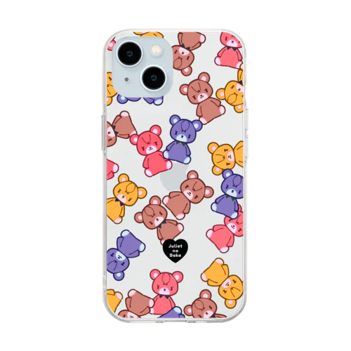 🧸大成と琉夏のクマクマケース🧸 Soft Clear Smartphone Case