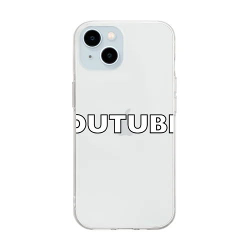 YouTuberロゴ Soft Clear Smartphone Case