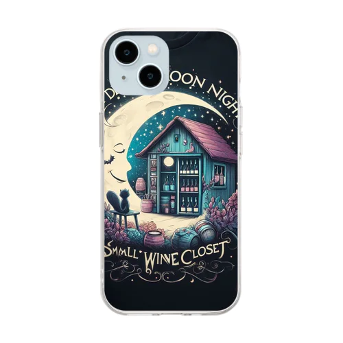 A Dreamy moon night Soft Clear Smartphone Case