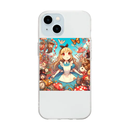 不思議の国の少女🌟希望 Soft Clear Smartphone Case