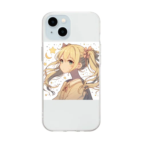 不思議の国の少女✨夢🐇🎩 Soft Clear Smartphone Case