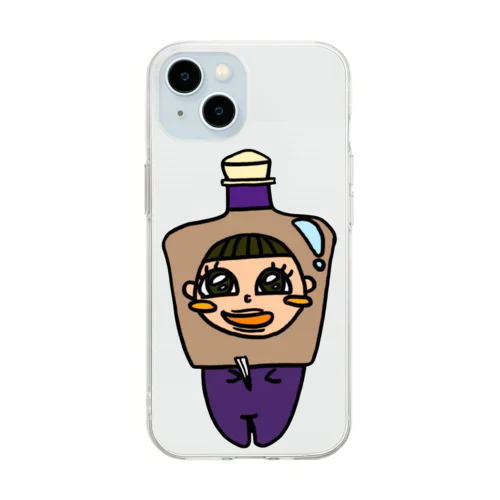 女将ちゃん Soft Clear Smartphone Case