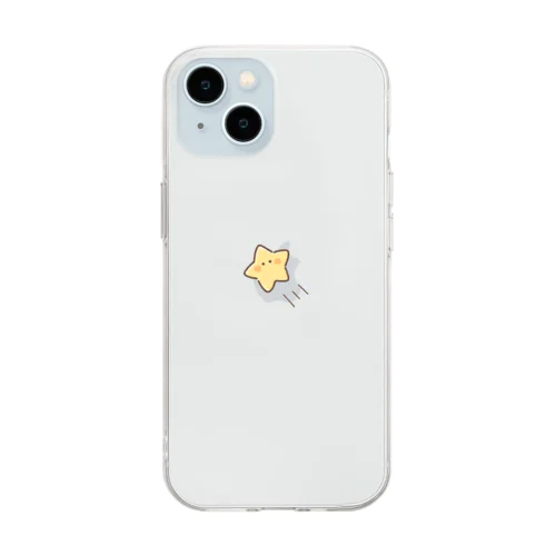 流れ星⭐️ Soft Clear Smartphone Case