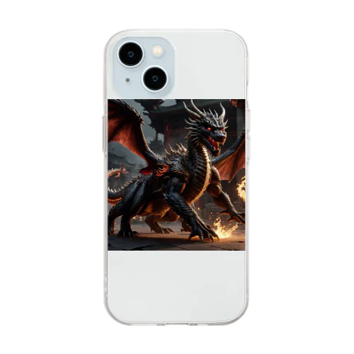 戦闘龍 Soft Clear Smartphone Case