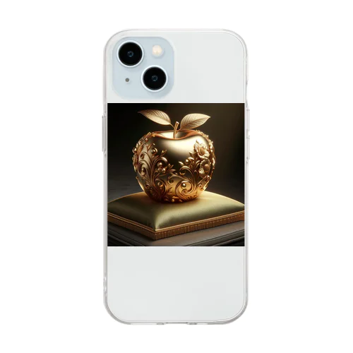 黄金のりんご Soft Clear Smartphone Case