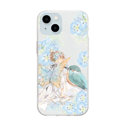 ネモフィラ Soft Clear Smartphone Case