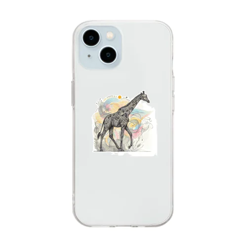 キリンジラフ Soft Clear Smartphone Case