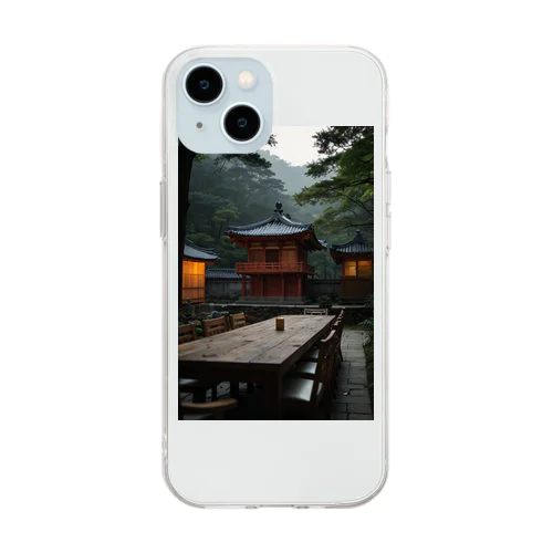 不思議な景観 Soft Clear Smartphone Case