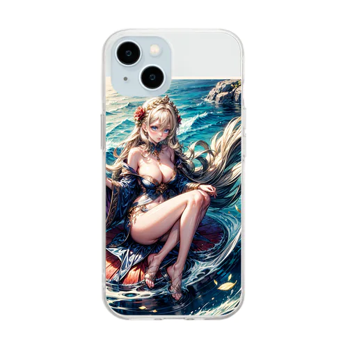 美と愛の女神アフロディーテ B〜Aphrodite B goddess of beauty and love〜 Soft Clear Smartphone Case