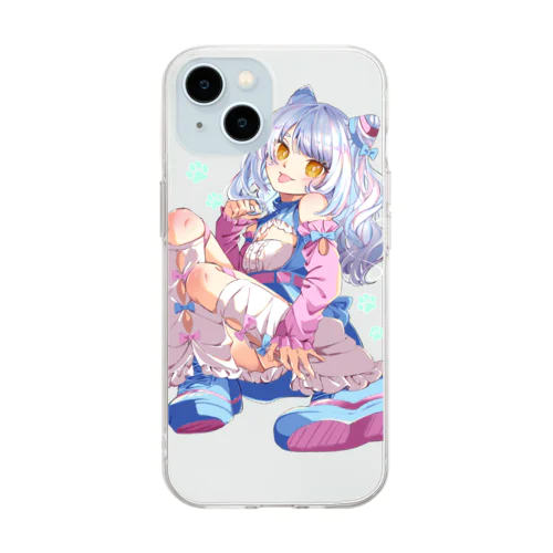 ゆめかわにゃん娘 Soft Clear Smartphone Case