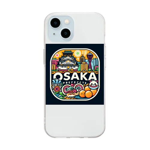 大阪府 Soft Clear Smartphone Case