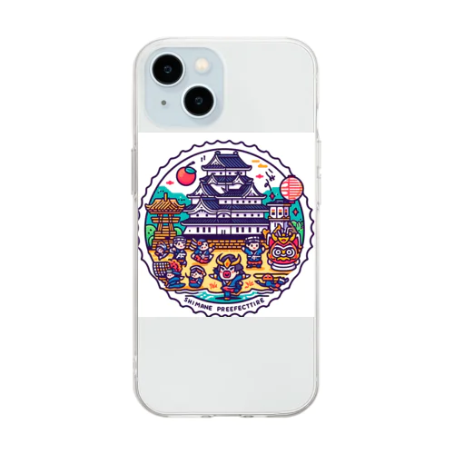 島根県 Soft Clear Smartphone Case