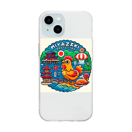 宮城県 Soft Clear Smartphone Case