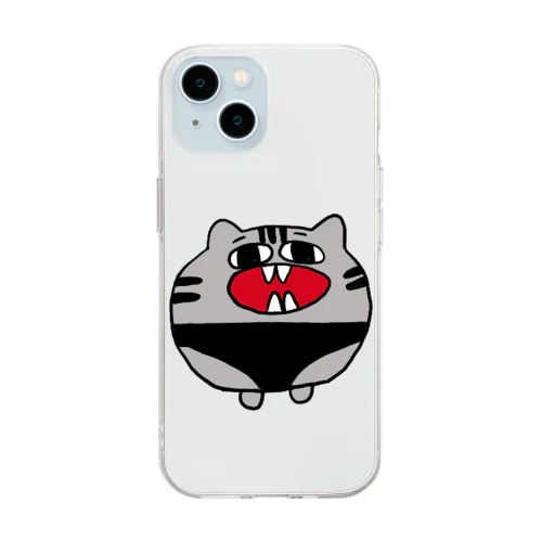 パンティーキャット Soft Clear Smartphone Case