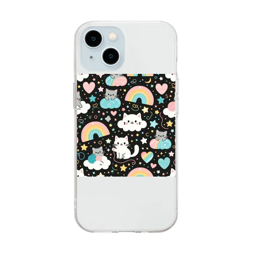 猫雲 Soft Clear Smartphone Case