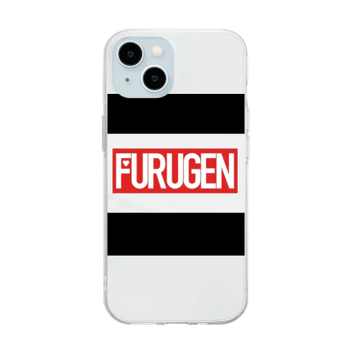 「FURUGEN」 ソフトクリアスマホケース