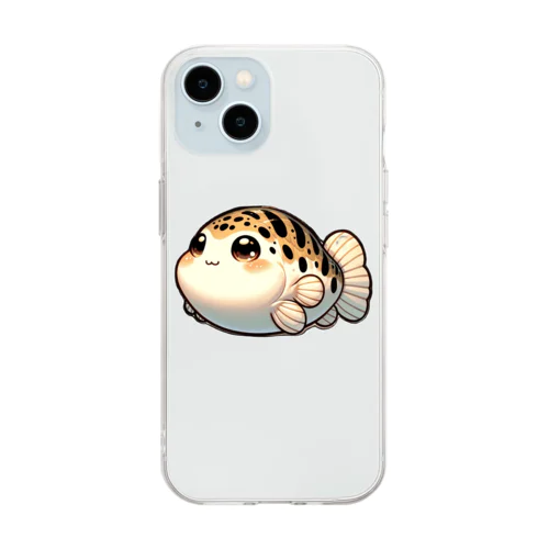 コリドラスくん Soft Clear Smartphone Case