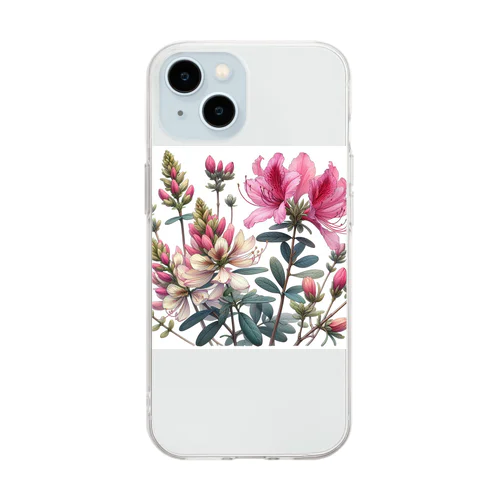 4月16日の誕生花　レンゲツツジ Soft Clear Smartphone Case