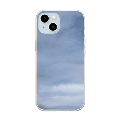 4月16日　吹き荒れる風と雲 Soft Clear Smartphone Case