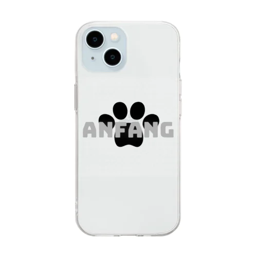 ANFANG Dog stamp series  Soft Clear Smartphone Case