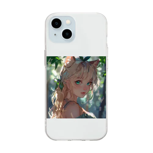 キャットガール渋谷bb Tomoe bb 2712 Soft Clear Smartphone Case