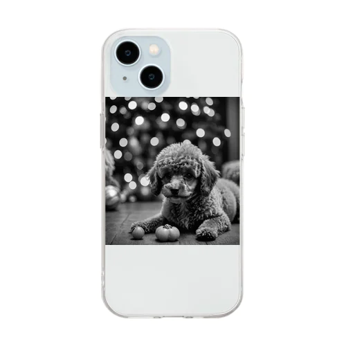 待つ犬2 Soft Clear Smartphone Case