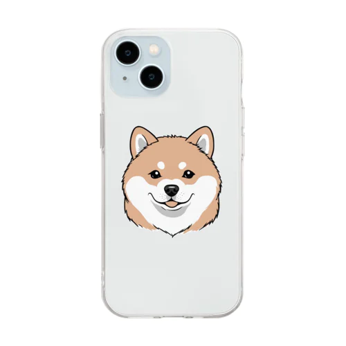 SHIBA・ミニマルコレクション ソフトクリアスマホケース