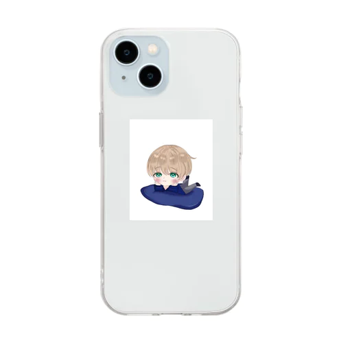 みんなのそばにるきさん Soft Clear Smartphone Case