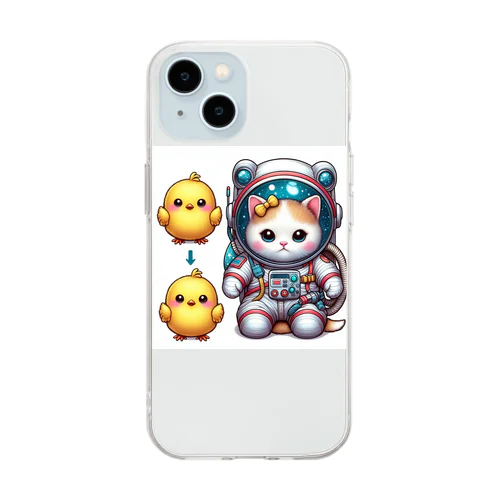 スペースキティ Soft Clear Smartphone Case