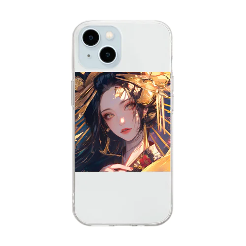 星空を彩る夜の姫　Marsa 106 Soft Clear Smartphone Case