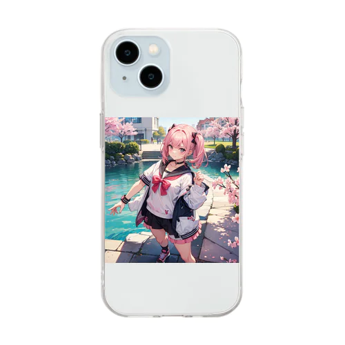 水辺 Soft Clear Smartphone Case