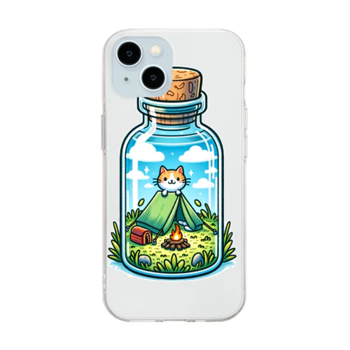 瓶CAT Soft Clear Smartphone Case