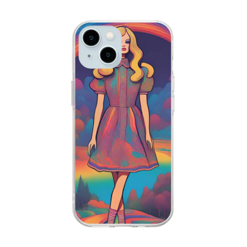 psych girl Soft Clear Smartphone Case