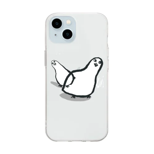 踊り尽くすぜ！鳥 Soft Clear Smartphone Case