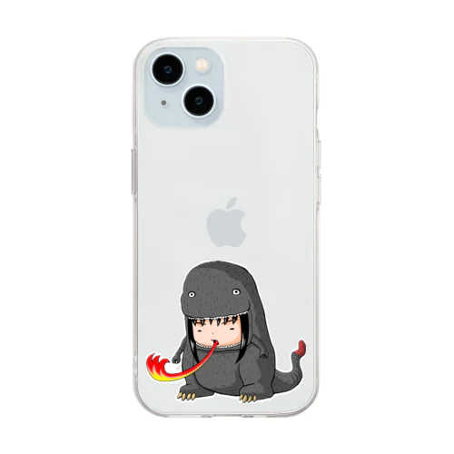 ゴジばな① Soft Clear Smartphone Case