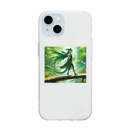 In the Forest　「森の中で」 Soft Clear Smartphone Case