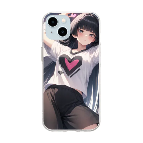 オリジナルキャラ　キュンをあなたに❤️ Soft Clear Smartphone Case