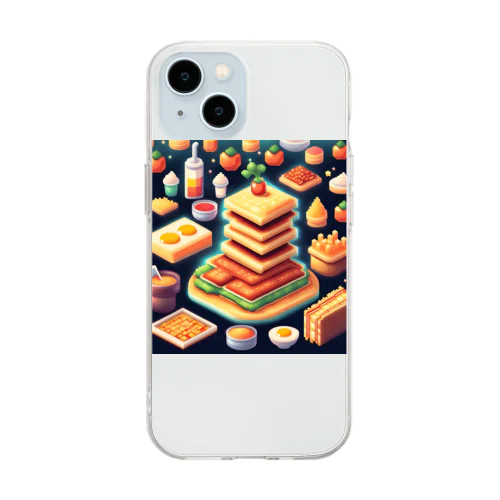 ピクセル食材 Soft Clear Smartphone Case