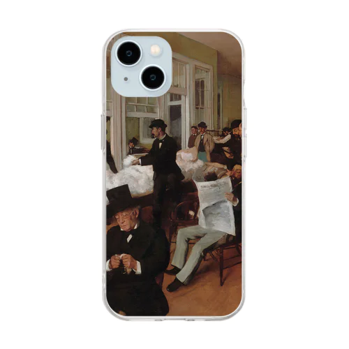 ニューオーリンズの綿花取引所 / A Cotton Office in New Orleans Soft Clear Smartphone Case