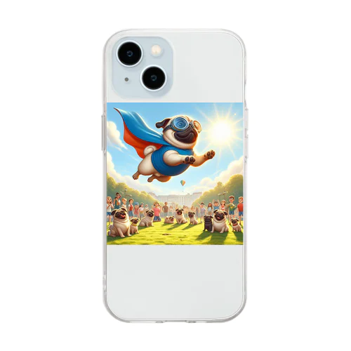 PugPugPug Soft Clear Smartphone Case