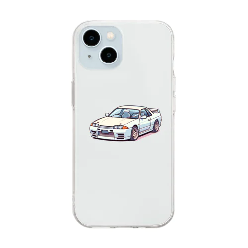 じーてぃーあーる Soft Clear Smartphone Case