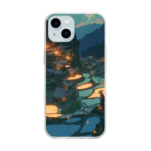 美しい日本の風景　Hime  2530 Soft Clear Smartphone Case