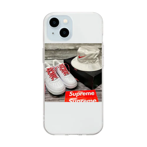 シュプNIKE Soft Clear Smartphone Case