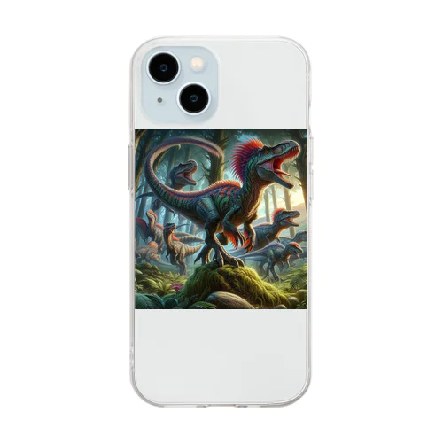 恐竜ｓ Soft Clear Smartphone Case