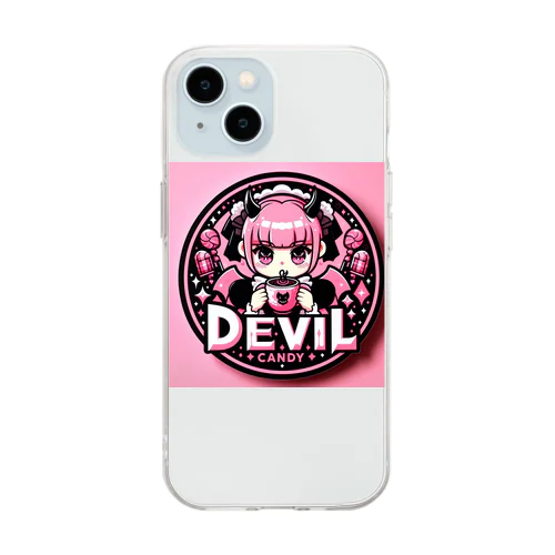 悪魔キャンディ Soft Clear Smartphone Case