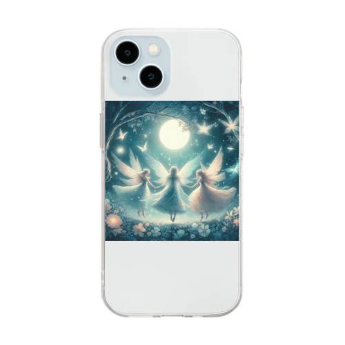 妖精たちの秘密の魔法　 Soft Clear Smartphone Case