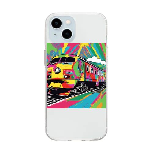 POPARTtrain Soft Clear Smartphone Case