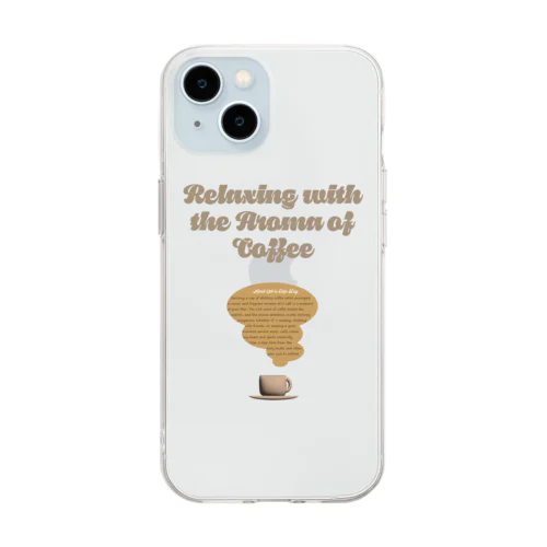 cafe day TypeA Soft Clear Smartphone Case