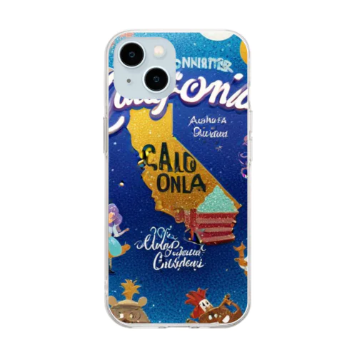 ♡California♡ice cream♡ Soft Clear Smartphone Case